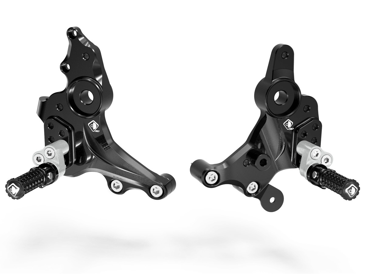 DBK Special Parts (Ducabike) Adjustable Modular Rearsets for the